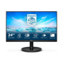 Philips , LCD Monitor , 242V8LA/00 , 23.8 , VA , FHD , 16:9 , 75 Hz , 4 ms , 1920 x 1080 pixels , 250 cd/m² , Headphone out , HDMI ports quantity 1 , Black
