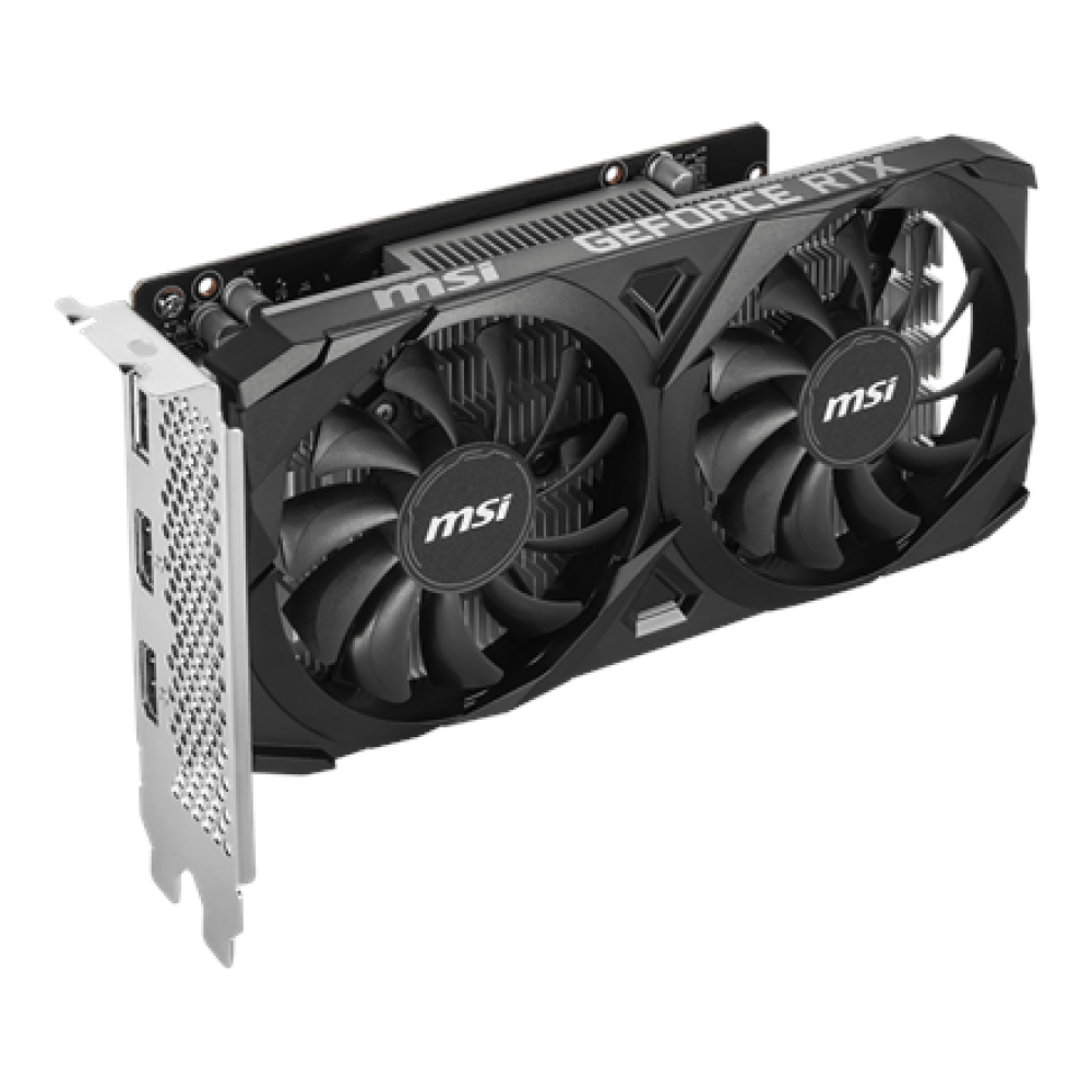 MSI GeForce RTX 3050 VENTUS 2X E 6G OC , NVIDIA , 6 GB , NVIDIA GeForce RTX 3050 , GDDR6 , HDMI ports quantity 2 , PCI Express Gen 4 x16 (uses x8)