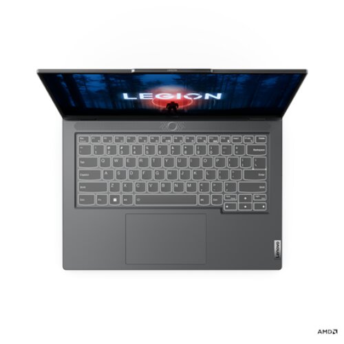 Lenovo Legion Slim 5 14APH8 Storm Grey 14.5 OLED WQXGA+ 2880 x 1800 pixels Glossy AMD Ryzen 7 7840HS 16 GB Soldered LPDDR5x-6400 SSD 1000 GB NVIDIA GeForce RTX 4060 GDDR6 8 GB Windows 11 Home 802.11ax Bluetooth version 5.1 Keyboard language English Keyboa