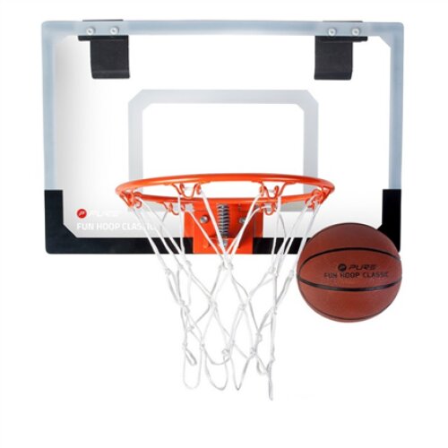 Pure2Improve , Basketbal board , FunHoop Classic , White/Black/Red , Metal, Plastic, Rubber , Indoor use, hangs on the door