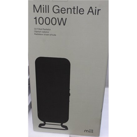 SALE OUT. SALE OUT. Mill , Oil , AB-H1000DN , Oil Filled Radiator , 1000 W , Number of power levels 3 , Suitable for rooms up to 12-16 m² , Black , DAMAGED PACKAGING