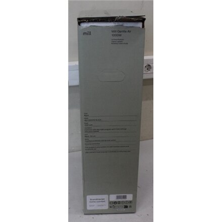 SALE OUT. SALE OUT. Mill , Oil , AB-H1000DN , Oil Filled Radiator , 1000 W , Number of power levels 3 , Suitable for rooms up to 12-16 m² , Black , DAMAGED PACKAGING