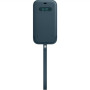 Apple 12 Pro Max Leather Sleeve with MagSafe Sleeve with MagSafe Apple iPhone 12 Pro Max Leather Baltic Blue