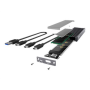 Raidsonic , Icy Box , IB-1817MC-C31 IB-DK2262AC DockingStation , Dock , Ethernet LAN (RJ-45) ports , VGA (D-Sub) ports quantity , DisplayPorts quantity , USB 3.0 (3.1 Gen 1) Type-C ports quantity , USB 3.0 (3.1 Gen 1) ports quantity , USB 2.0 ports quanti