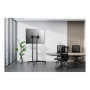 Neomounts Floor stand , FL50-540BL1 TV trolley , Adjustable Height, Tilt , 37-70 , Maximum weight (capacity) 50 kg , Black
