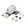 Lanberg Closed-loop thermostat 10A for rack cabinets with 19 ear and terminal block, gray , Lanberg
