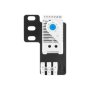 Lanberg Closed-loop thermostat 10A for rack cabinets with 19 ear and terminal block , AK-1505-S , Gray