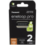 Panasonic , Rechargeable Batteries , ENELOOP Pro BK-4HCDE/2BE , AAA , 930 mAh , 2 pc(s)