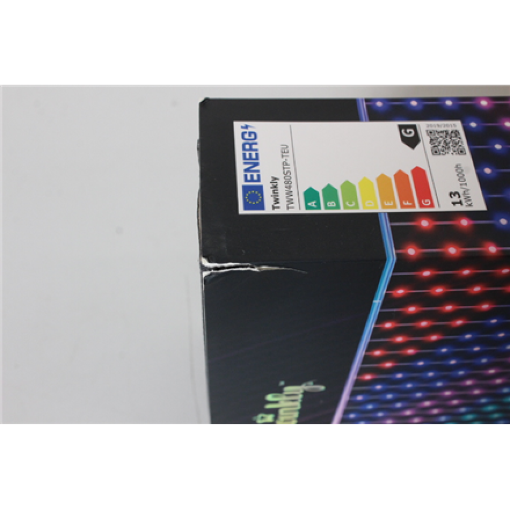 SALE OUT. Twinkly Matrix Smart LED Lights 480 RGB (Multicolor) 1x1m, Clear wire,Matrix Smart LED Lights 480, 1x1m,RGB Multicolor,DEMO