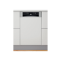 Whirlpool Dishwasher , WSBO 3O34 PF X , Built-in , Width 45 cm , Number of place settings 10 , Number of programs 8 , Energy efficiency class D , Display , Stainless steel