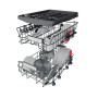 Whirlpool Dishwasher , WSBO 3O34 PF X , Built-in , Width 45 cm , Number of place settings 10 , Number of programs 8 , Energy efficiency class D , Display , Stainless steel