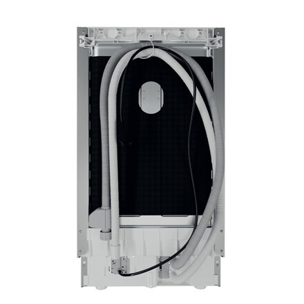 Whirlpool Dishwasher , WSBO 3O34 PF X , Built-in , Width 45 cm , Number of place settings 10 , Number of programs 8 , Energy efficiency class D , Display , Stainless steel