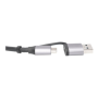 Digitus USB Type-C Gigabit Ethernet Adapter 2.5G, USB-C + USB A (USB3.1/3.0) , DN-3028 , USB3.0/USB C 3.1 to 2.5G Ethernet Adapter