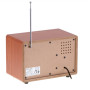 Adler , Retro Radio , AD 1171 , 10 W , Brown