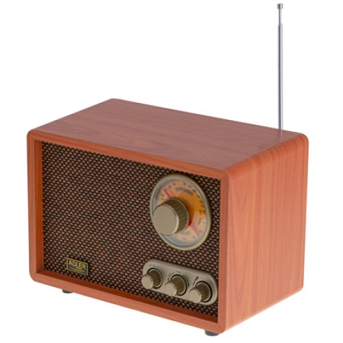 Adler , Retro Radio , AD 1171 , 10 W , Brown