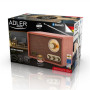 Adler , Retro Radio , AD 1171 , 10 W , Brown