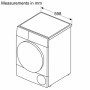 Bosch Dryer Machine with Heat Pump , WTU876IHSN , Energy efficiency class A++ , Front loading , 9 kg , LED , Depth 61.3 cm , White