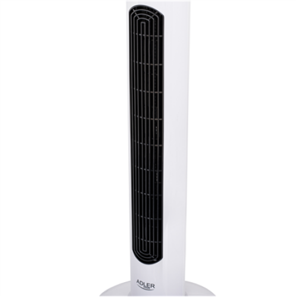 Adler , Fan , AD 7857 , Fan Tower , White , Diameter 96 cm , Number of speeds 3 , Oscillation , 100 W , Yes