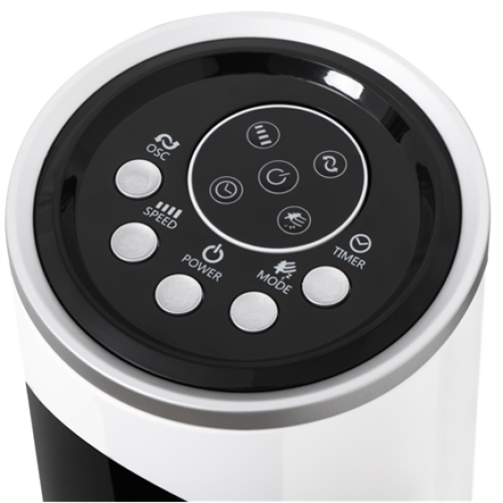 Adler , Fan , AD 7857 , Fan Tower , White , Diameter 96 cm , Number of speeds 3 , Oscillation , 100 W , Yes