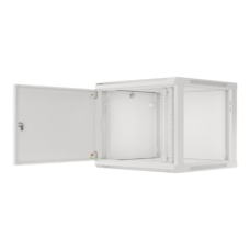 Lanberg Rack cabinet 19 wall-mount 9U/600x600 (flat pack) for self-assembly with metal door, grey , Lanberg
