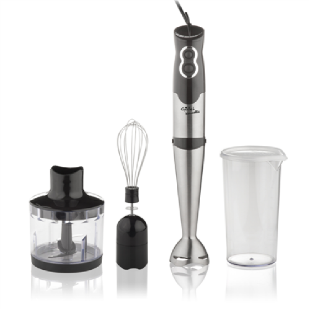 Gallet , Blender , Naucelle 3in1 GALMIX435 , Hand Blender , 500 W , Number of speeds 2 , Chopper , Ice crushing , Black/Stainless steel