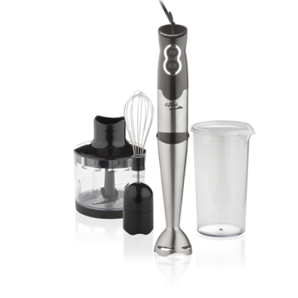 Gallet , Blender , Naucelle 3in1 GALMIX435 , Hand Blender , 500 W , Number of speeds 2 , Chopper , Ice crushing , Black/Stainless steel