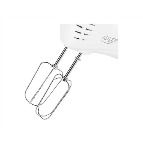Adler , Mixer , AD 4212 , Hand Mixer , 300 W , Number of speeds 5 , Turbo mode , White