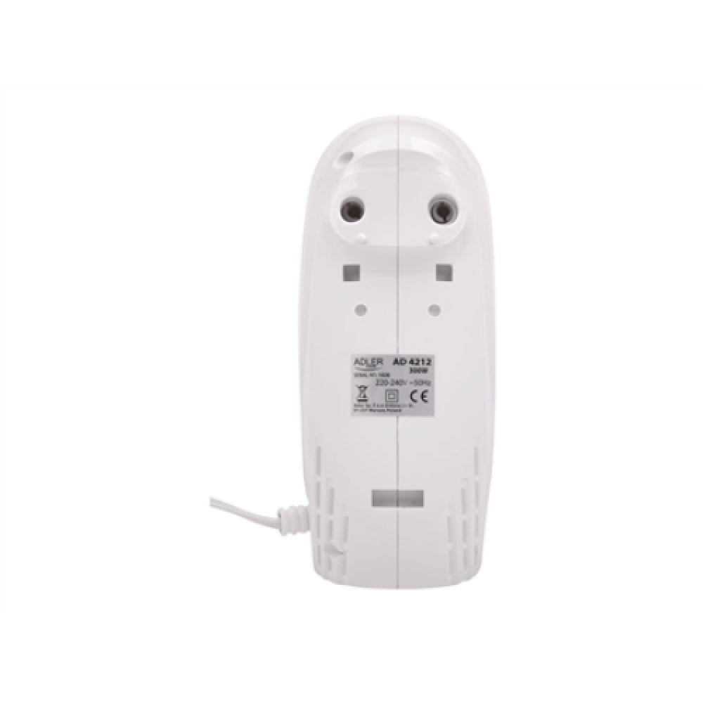 Adler , Mixer , AD 4212 , Hand Mixer , 300 W , Number of speeds 5 , Turbo mode , White