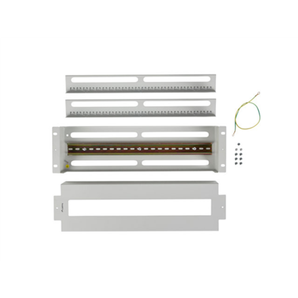Lanberg 19 3U Voltage Distrubution Panel with Din Rail TS-35 , Grey