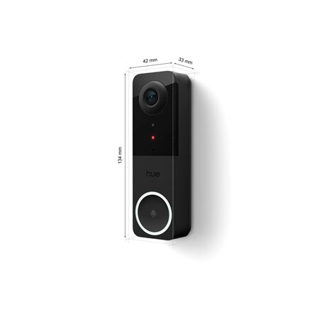 Philips Hue Video Doorbell Camera, EU/UK , Black