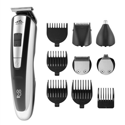 ETA 5in1 Multi-purpose Trimmer , ETA834590000 AUSTIN , Cordless , Number of length steps 4 , Black