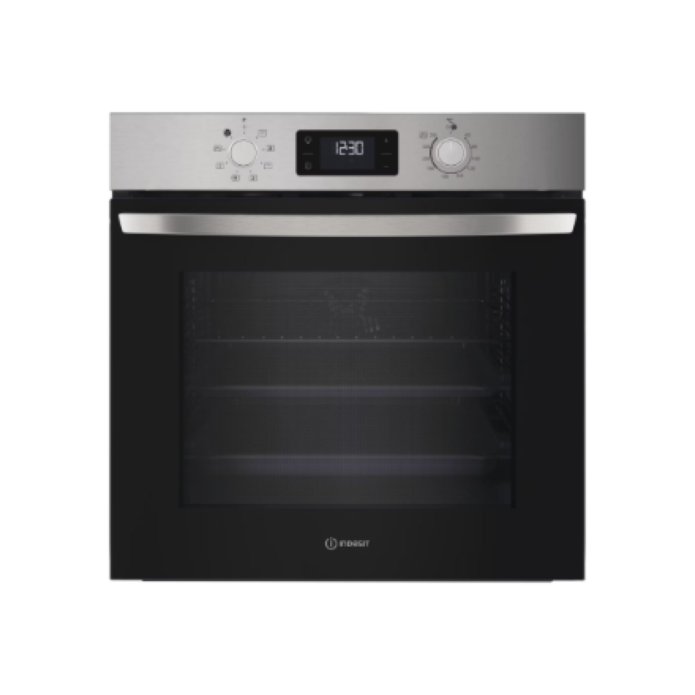 INDESIT Oven , IO 255HU X , 71 L , Electric , Hydrolytic , Electronic , Height 59.5 cm , Width 59.5 cm , Stainless steel