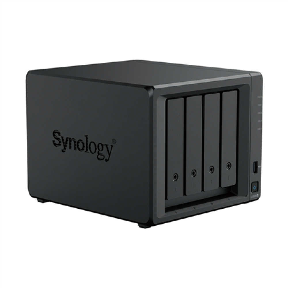 Synology NAS , DS925+ , AMD Ryzen , V1500B , Processor frequency 2.2 GHz , 4 GB , DDR4 ECC SODIMM , Black