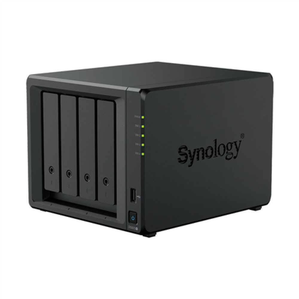 Synology NAS , DS925+ , AMD Ryzen , V1500B , Processor frequency 2.2 GHz , 4 GB , DDR4 ECC SODIMM , Black