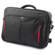 Targus , Clamshell Laptop Bag , CN418EU , Briefcase , Black/Red , 17-18 , Shoulder strap