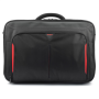 Targus , CN418EU , Clamshell Laptop Bag , Briefcase , Black/Red , 17-18 , Shoulder strap