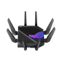 Wifi 6 802.11ax Quad-band Gigabit Gaming Router , ROG GT-AXE16000 Rapture , 802.11ax , 1148+4804+4804+48004 Mbit/s , 10/100/1000 Mbit/s , Ethernet LAN (RJ-45) ports 4 , Mesh Support Yes , MU-MiMO Yes , No mobile broadband , Antenna type External/Internal 
