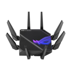 Wifi 6 802.11ax Quad-band Gigabit Gaming Router , ROG GT-AXE16000 Rapture , 802.11ax , 1148+4804+4804+48004 Mbit/s , 10/100/1000 Mbit/s , Ethernet LAN (RJ-45) ports 4 , Mesh Support Yes , MU-MiMO Yes , No mobile broadband , Antenna type External/Internal 