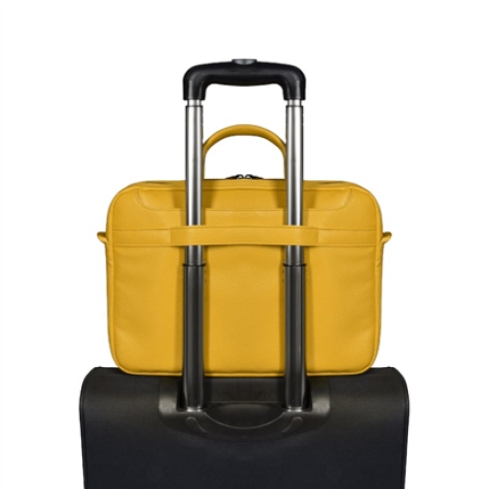 PORT DESIGNS , Zurich , Fits up to size 13/14 , Toploading , Yellow , Shoulder strap