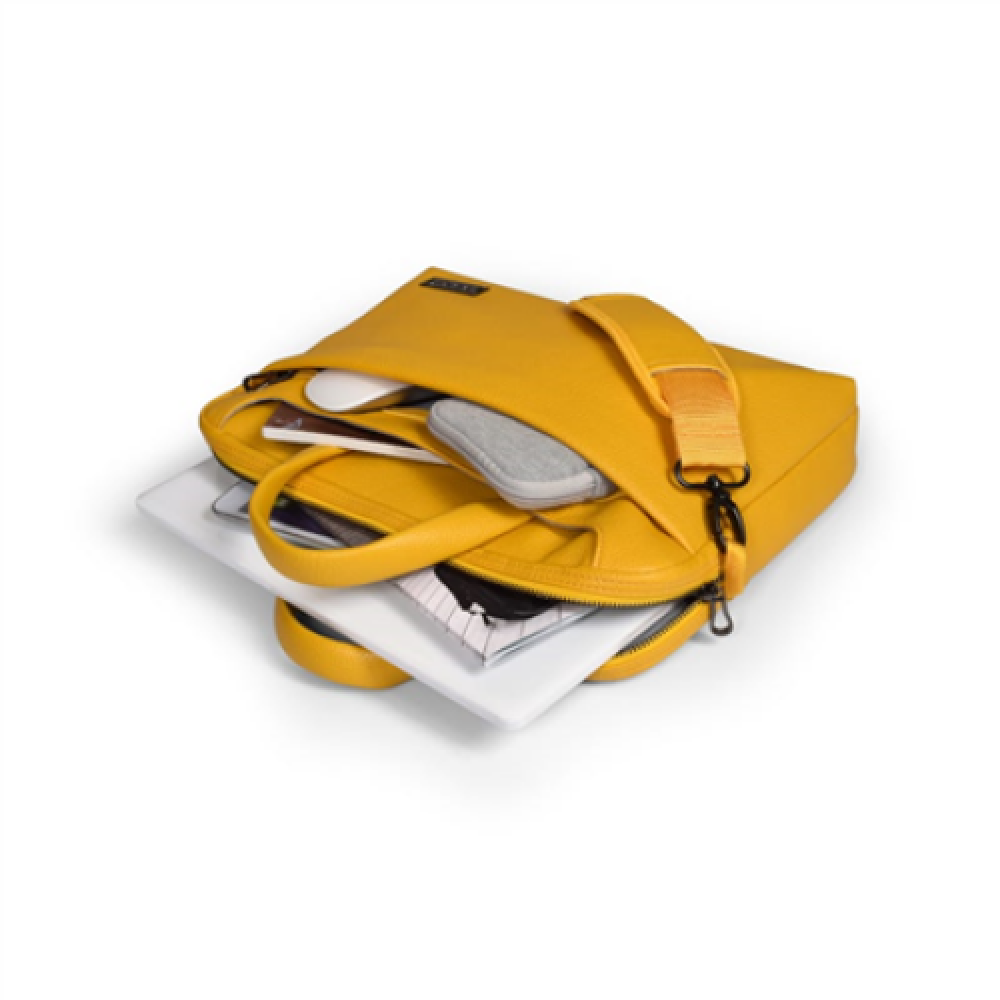 PORT DESIGNS , Zurich , Fits up to size 13/14 , Toploading , Yellow , Shoulder strap