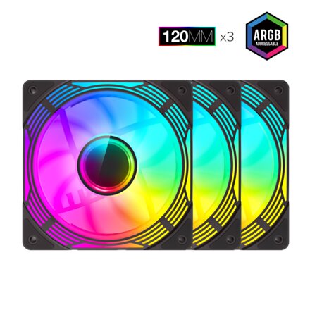 Gamemax Case Fan , KF300R BK , Black