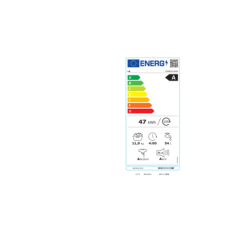 LG , Washing Machine , F4WR511S0W , Energy efficiency class A , Front loading , Washing capacity 11 kg , 1400 RPM , Depth 56.5 cm , Width 60 cm , Display , LED , Steam function , Direct drive , White