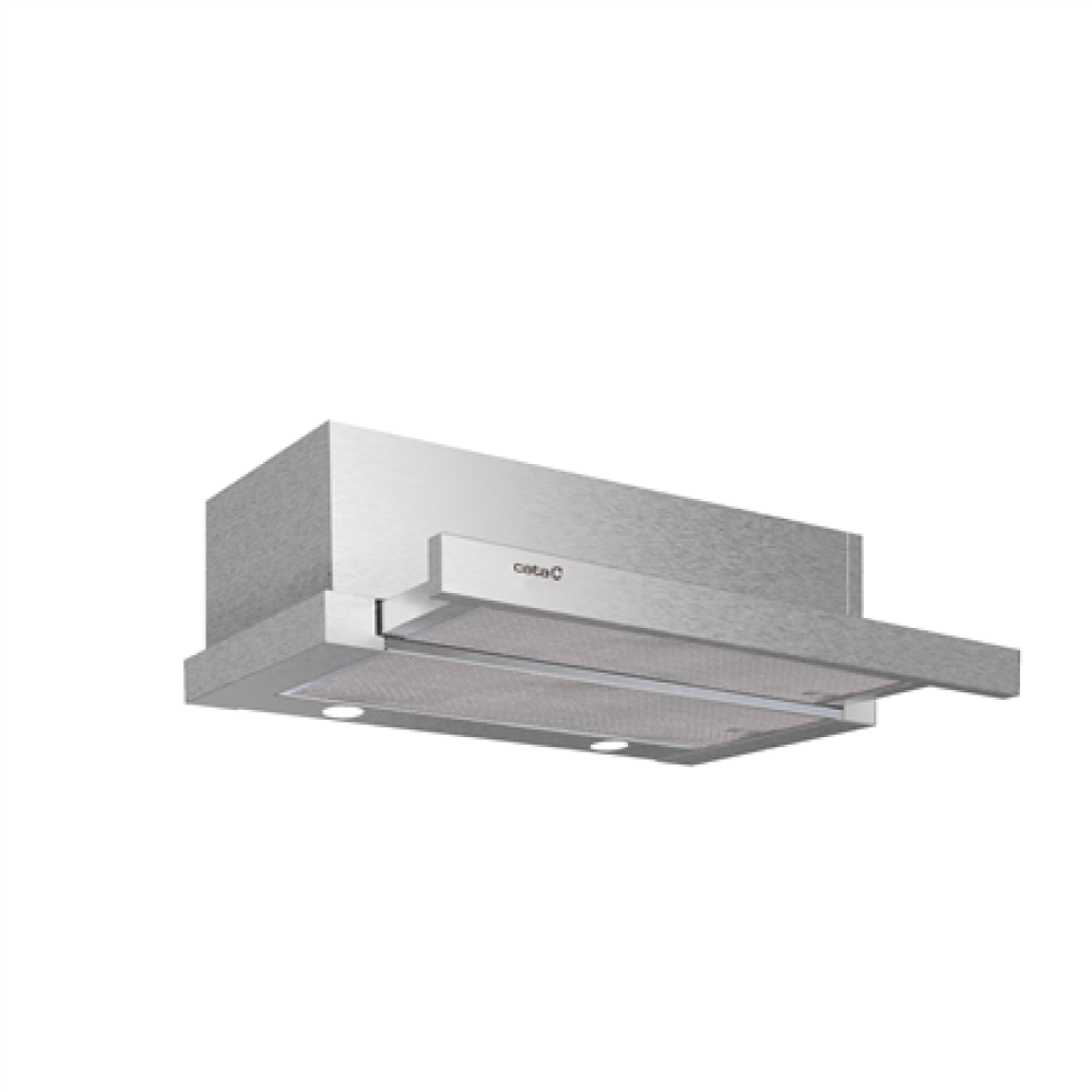 CATA Hood , EXTENDER 600 , Telescopic , Energy efficiency class C , Width 60 cm , 390 m³/h , Mechanical , ECOLED , Stainless Steel