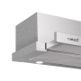 CATA Hood , EXTENDER 600 , Telescopic , Energy efficiency class C , Width 60 cm , 390 m³/h , Mechanical , ECOLED , Stainless Steel