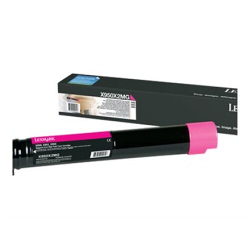 Lexmark X950X2MG , X95x Magenta Extra High Yield Toner Cartridge (22K) , Cartridge , Magenta