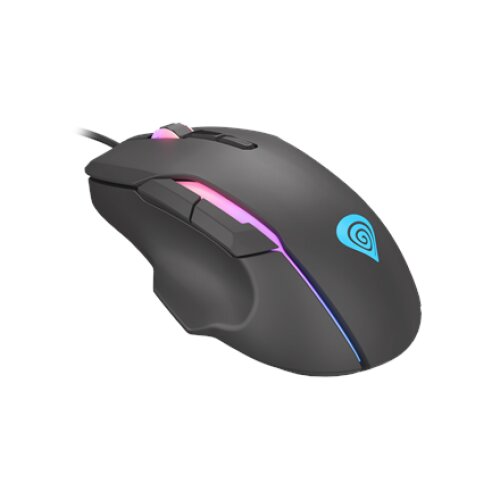 GENESIS Xenon 220 Gaming Mouse, 500 - 6400DPI, Wired, Black , Genesis