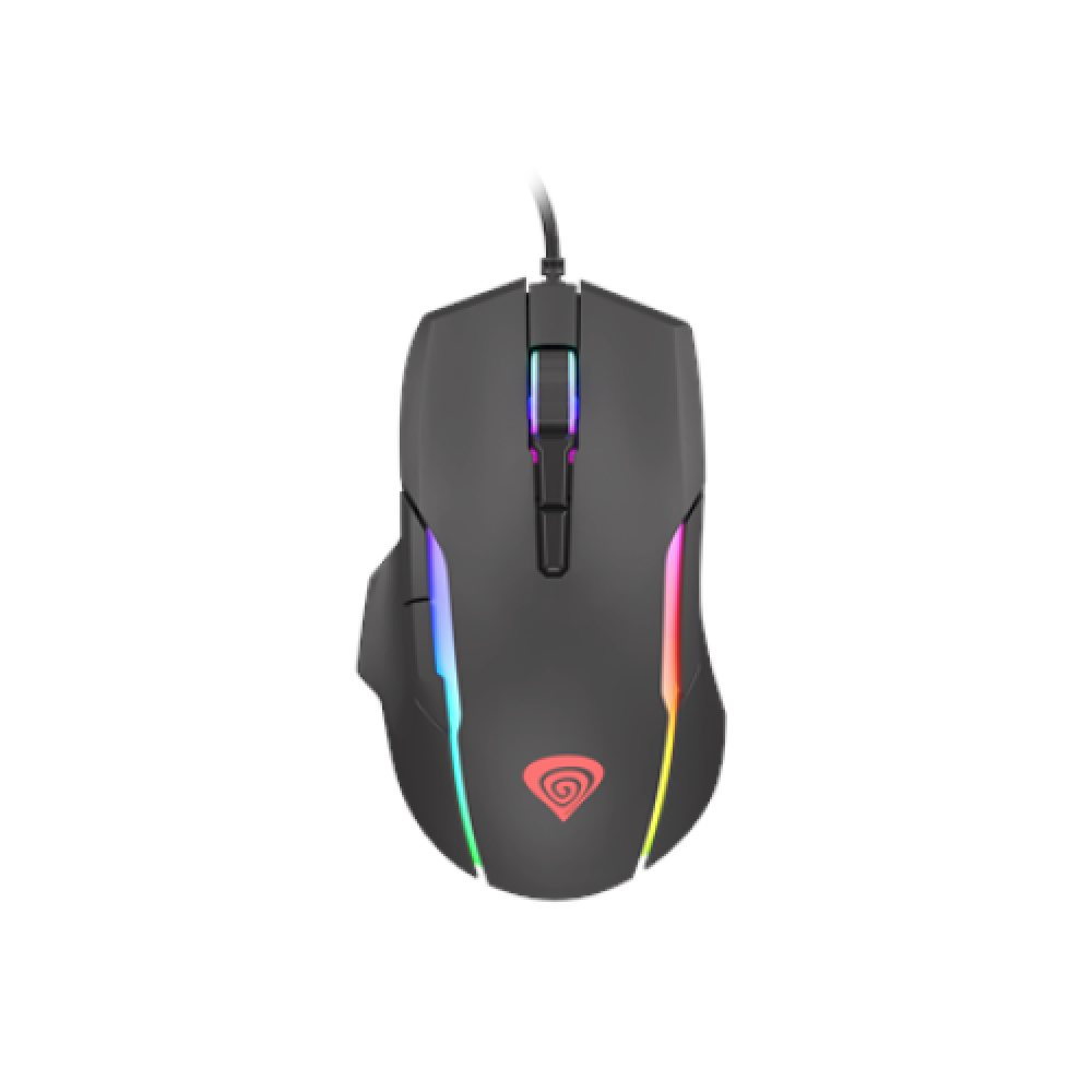 GENESIS Xenon 220 Gaming Mouse, 500 - 6400DPI, Wired, Black , Genesis