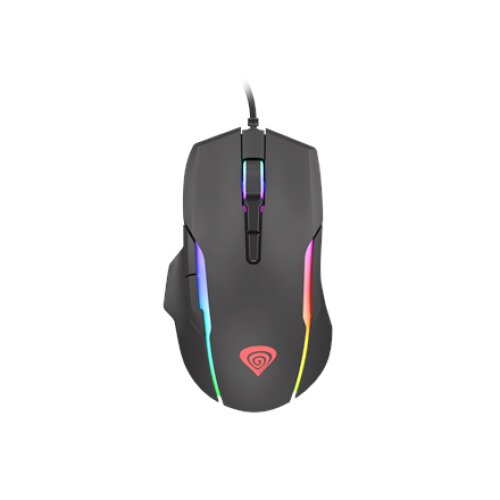 GENESIS Xenon 220 Gaming Mouse, 500 - 6400DPI, Wired, Black , Genesis