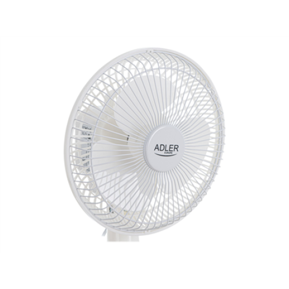 Adler , AD 7301 , Table Fan , White , Diameter 15 cm , Number of speeds 2 , 30 W , No
