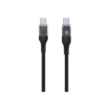 Fixed , Cable USB-C/USB-C with display, PD support, 1.2m, USB 2.0, 100W , FIXDD-CC12-BK